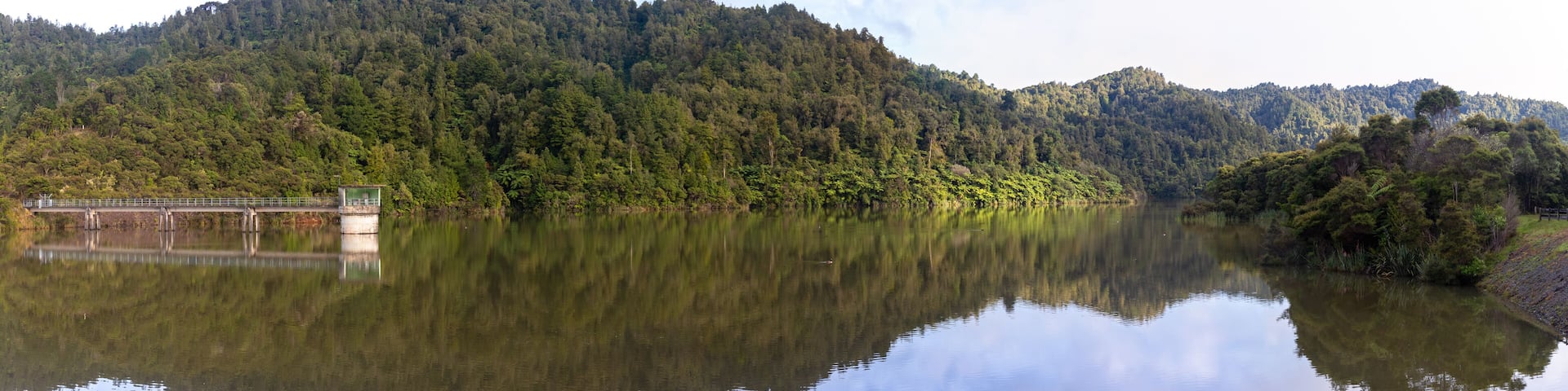 Hunua Ranges Regional Park panorama, Auckland, New Zealand