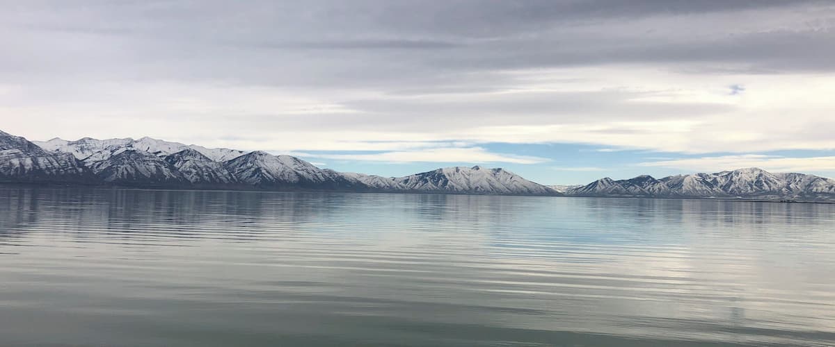 The views at Utah lake are something else