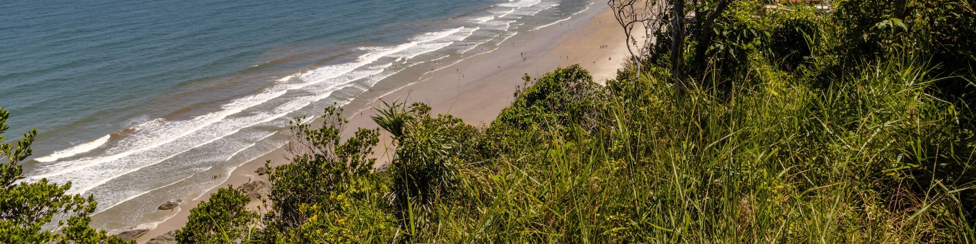 natural landscape in the city of Uruçuca, south coast of Bahia state, Brazil