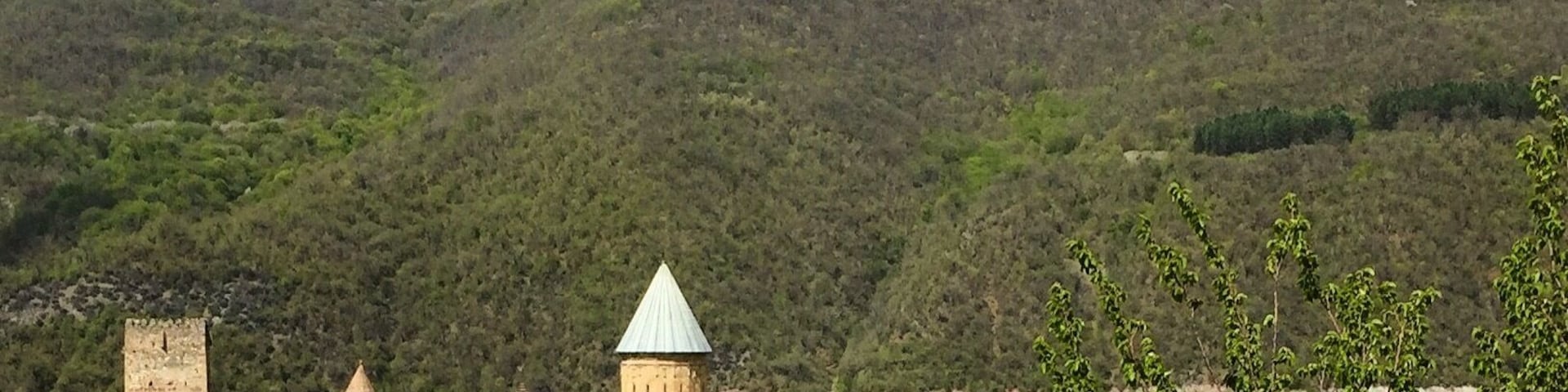 View onto Ananuri Monastery approx. 1 hour drive North of Tbilisi, Georgia.