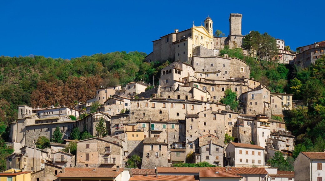 CANTALICE (Italy) - The historic center of an old and very little stone town in Sabina region, province of Rieti, central Italy