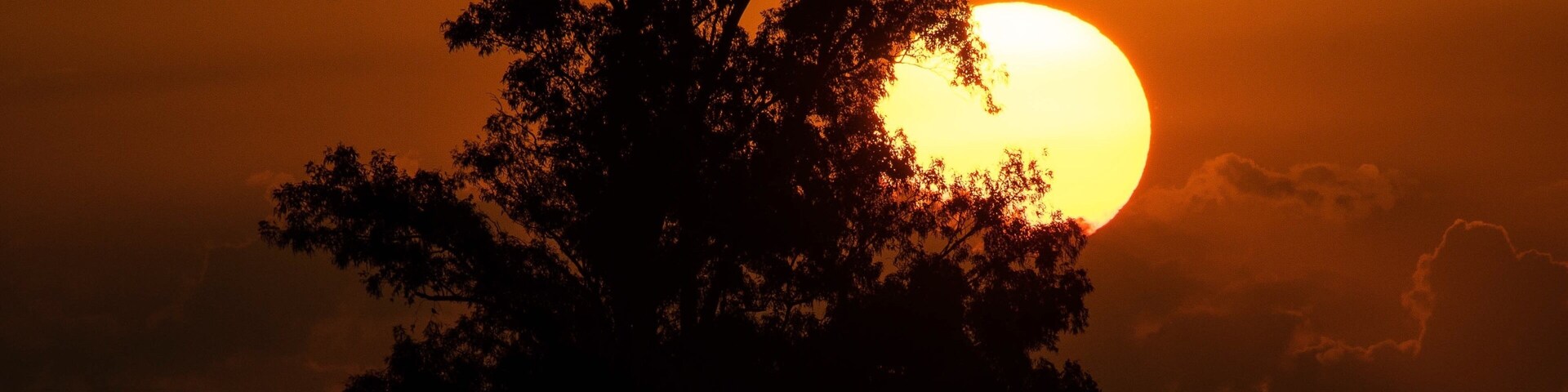 Sunset on the route.