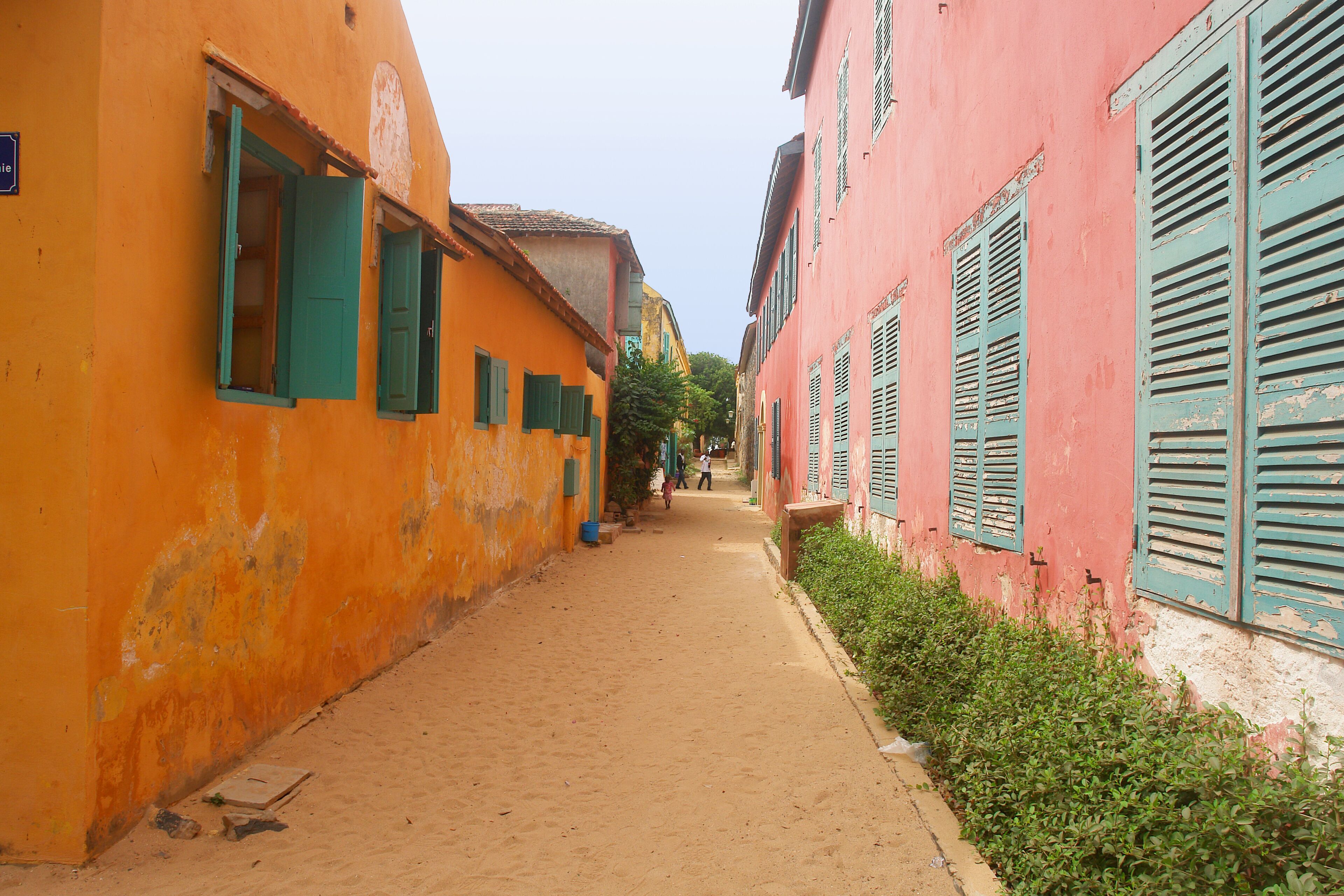 Senegal, Dakar. French colonial buildings, Goree Island
