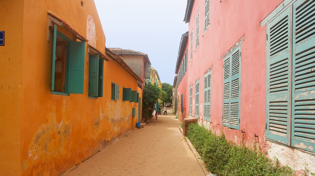Senegal, Dakar. French colonial buildings, Goree Island