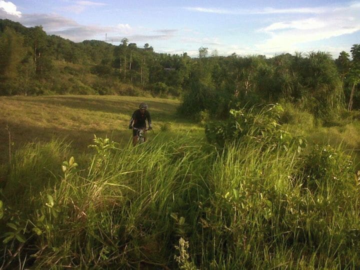 trail riding mountain biking