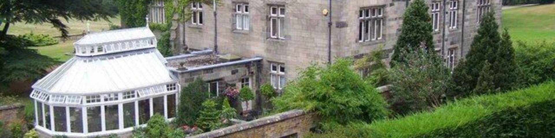 Maer Hall. Taken from the churchyard