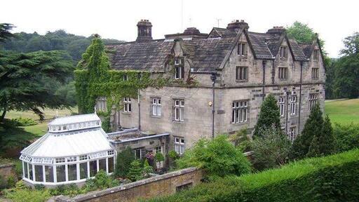 Maer Hall. Taken from the churchyard