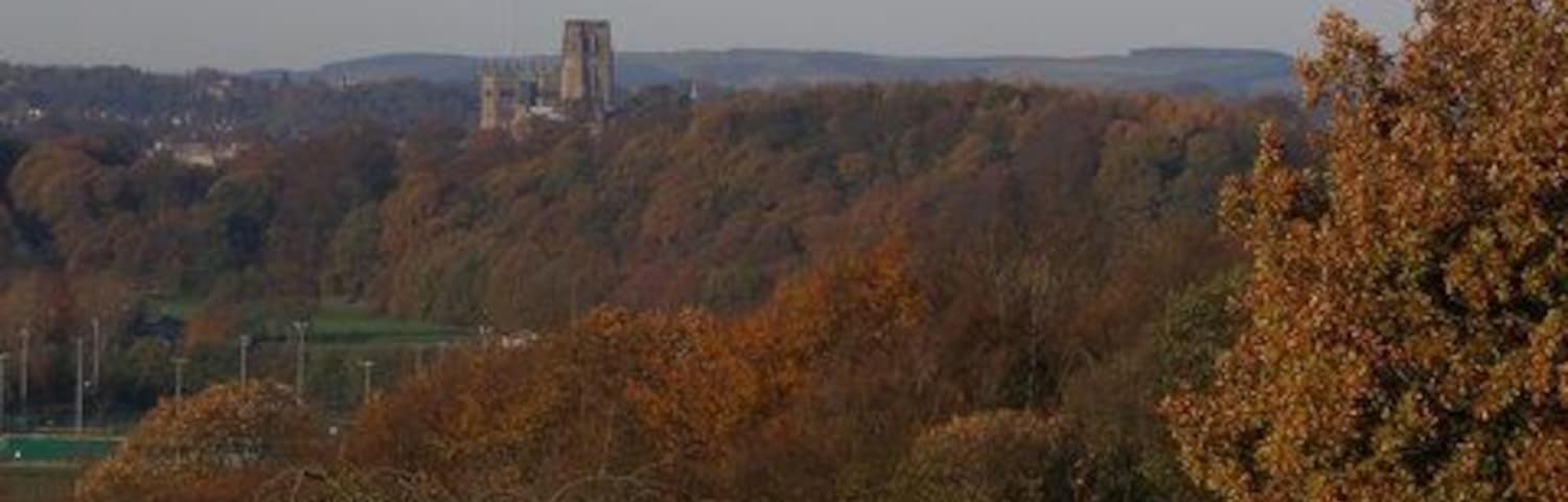 Looking down the footpath towards Durham Taken in the early morning in November.