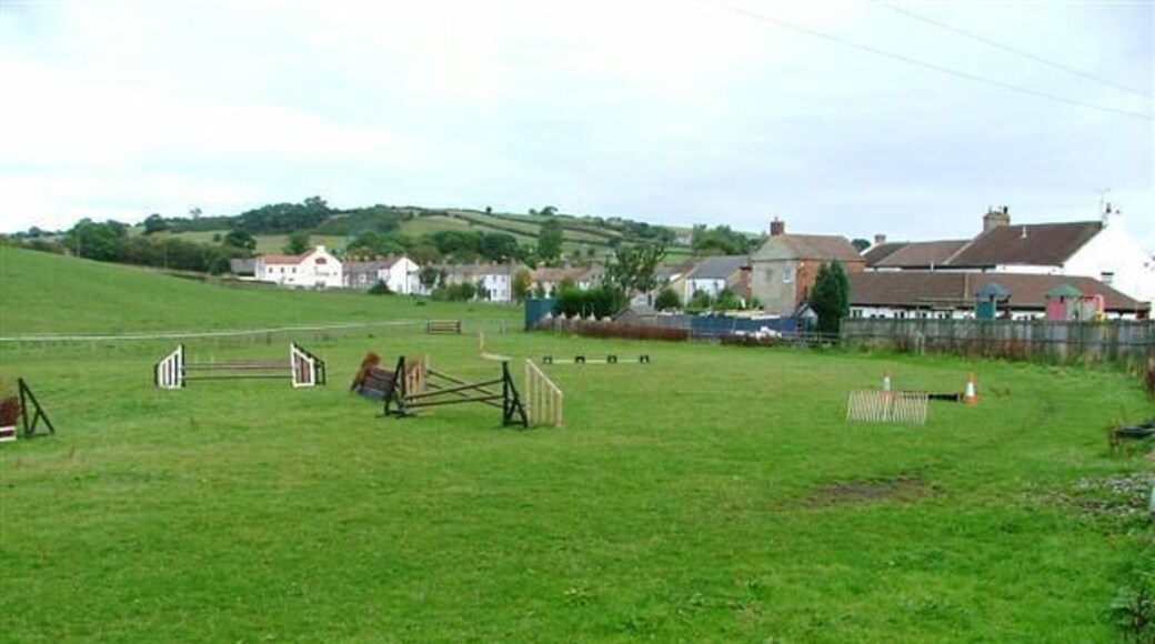 Ramshaw. South western aspect of the former colliery village of Ramshaw. The colliery operated between 1942 and 1959.