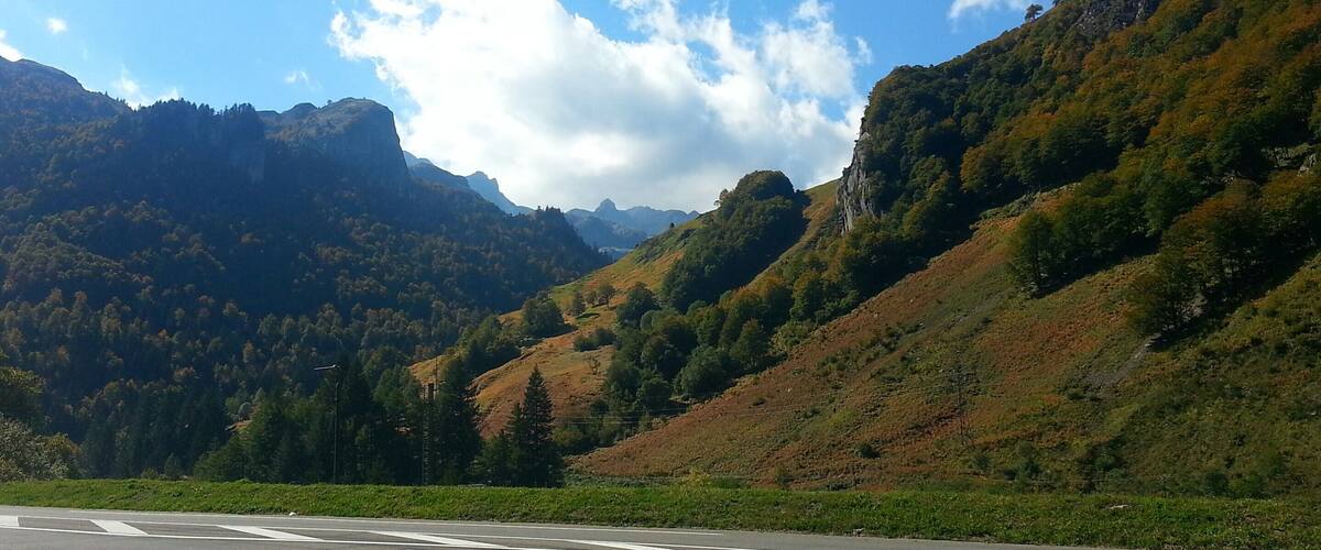 Avant le tunnel du Somport