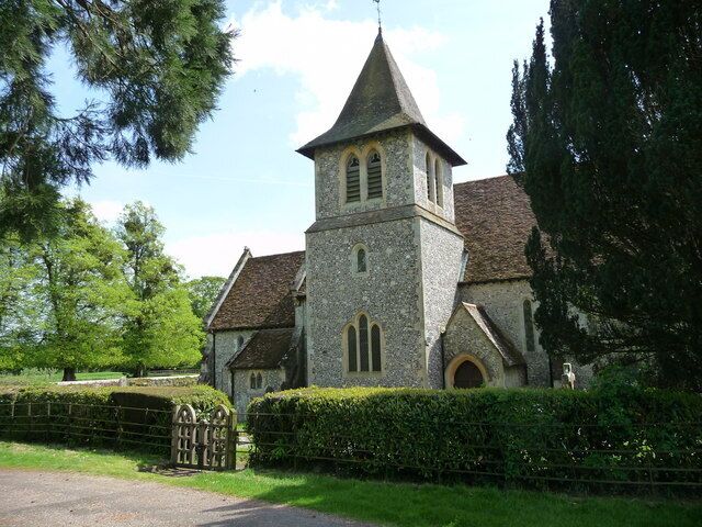 East Tytherley - The Church of St Peter Found at the end of a short drive way a fine brick and flint church.