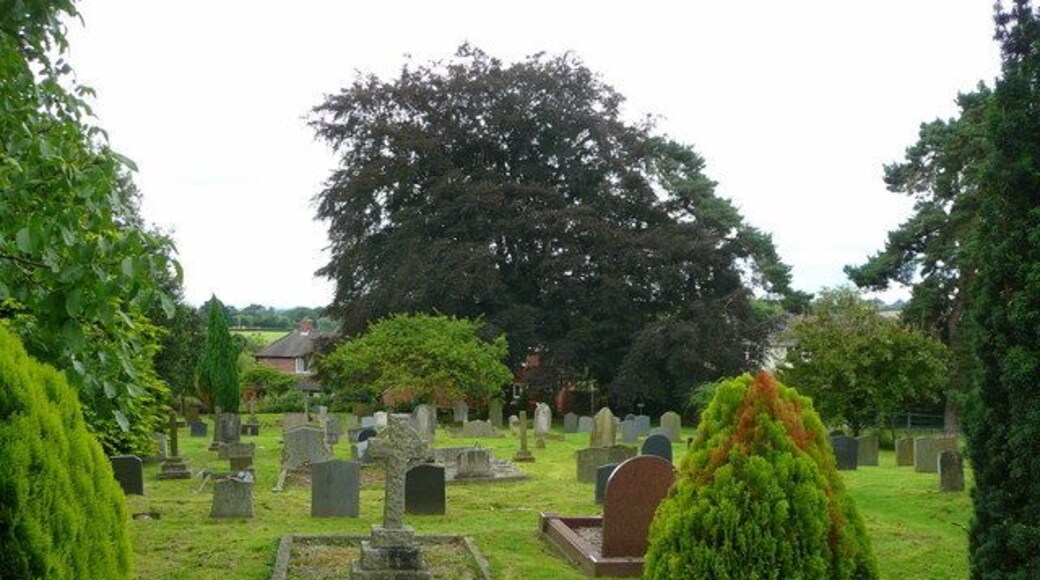 Eaton Bishop cemetery Separated from the main churchyard by a road.