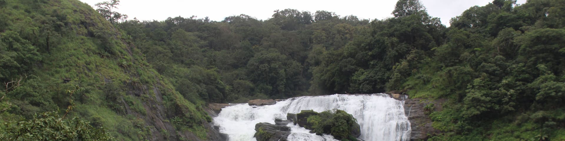 Mallalli Falls, Somvarpet,Kodagu District, Karnataka, India. Kumaradhara River is the main watercourse for this waterfall.
