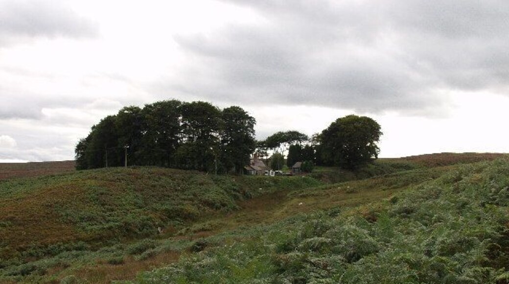Mountain Lodge on Ruabon Mountain. The keepers house on the edge of the mountain above Rhosllanerchrugog.