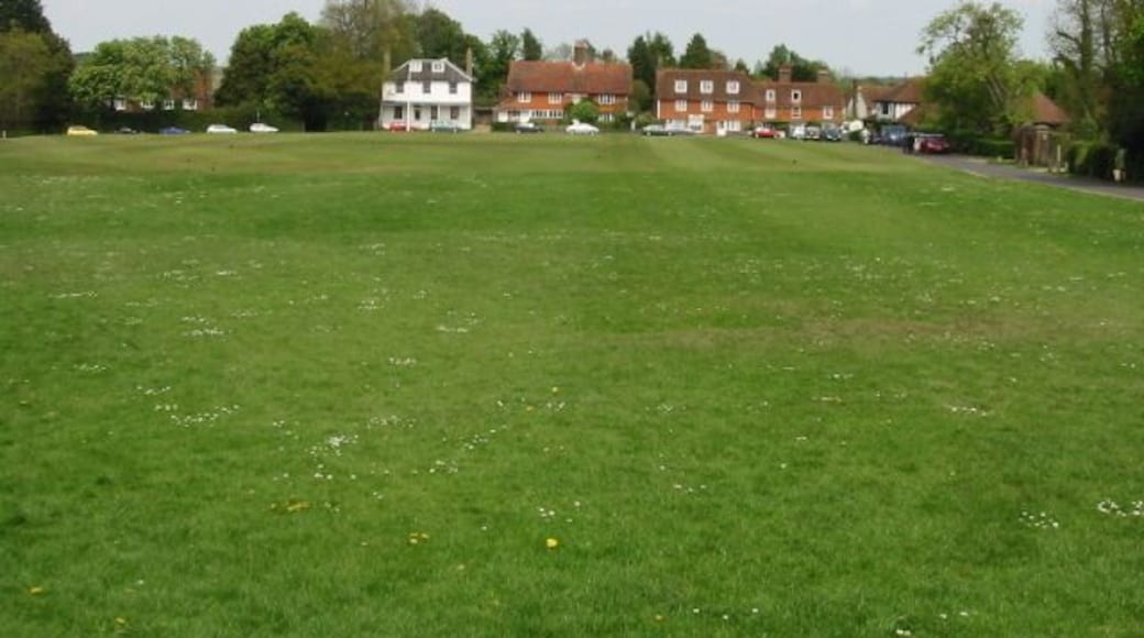 The village green at Benenden View across the village green to The Street, Benenden