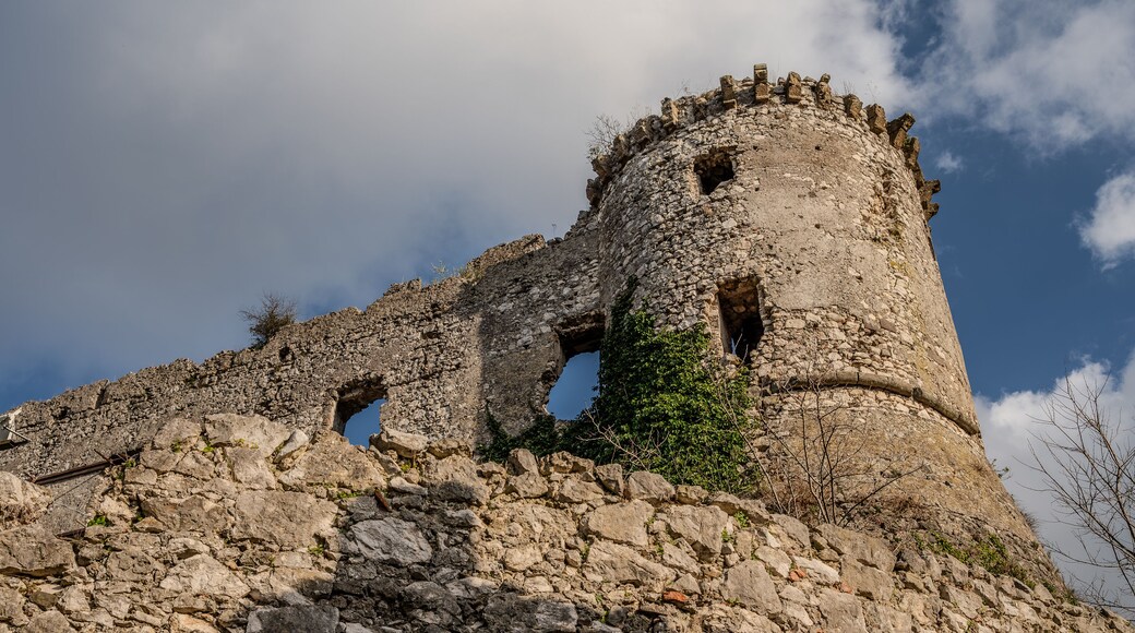 The Avalos castle of Vairano Patenora, Campania, Italy