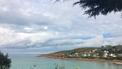 Near the Cherbourg city . The famous port known for the history moment when the American army was arrived in France .