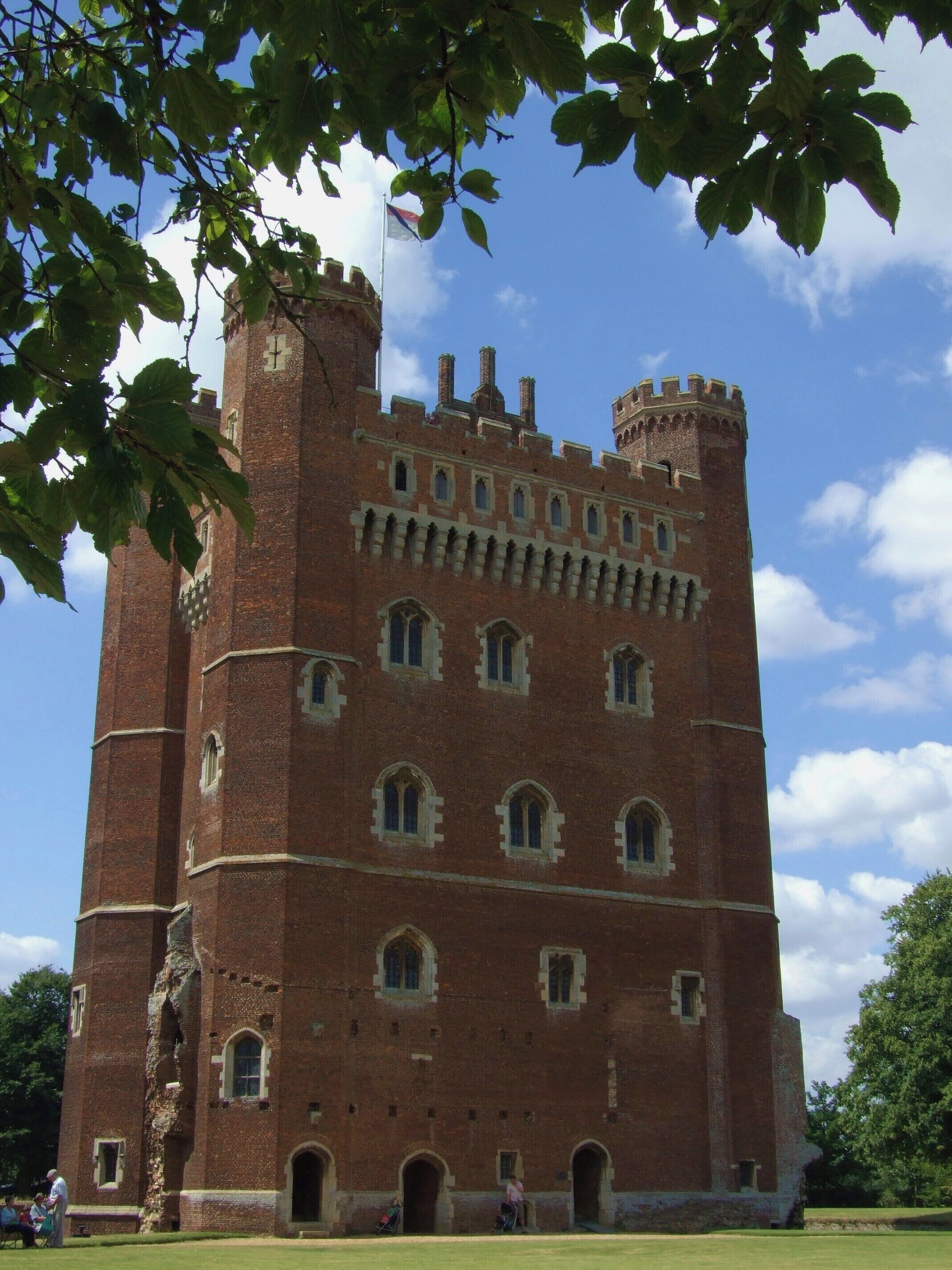 Front View Of Tattershall Castle