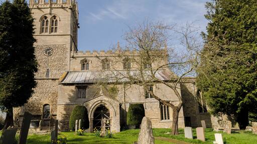 The church dates from the 11th century onwards and consists of a west tower with a circular stair turret, nave with north and south aisles, south porch, rectangular chancel with north aisle. The tower stair turret dates from the 11th century, and is attached to the west wall of an earlier tower. Only four such turrets survive in this country. The tower itself dates from the 11th century and was built later than the nave. The upper part of the tower is from the 15th century and it is topped with battlements and eight pinnacles. Most Lincolnshire Anglo-Saxon towers were two stages, this one has three. The eaves of the tower have projecting gargoyles, and there is a frieze of small animals and characters below the battlements The nave is the oldest part of the church the walls were originally 10 m high with a thatched roof. Most of the internal walls are plastered. In the 13th century, 2 Bay arcades were added on each side with octagonal piers. There is an entrance to a Rood loft. In the 15th century a clerestory was added of four windows each of two lights.. The roof was restored in 1906. The chancel dates from the 13th century, there is a sedilia and aumbry in the south wall. The east window is from the 15th to 16th century. The north side has a 13th century style arcade inserted after the chancel was built. The porch was built in the 13th century and the steep pitched roof was replaced in the 15th century. The small window is a reused Anglo-Saxon one. The stone seats have games etched into them. Church was restored in 1845. Most of the internal fittings are 19th century.