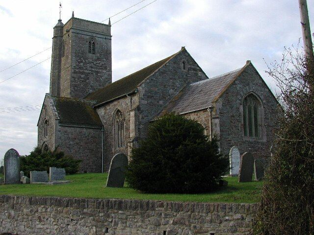 St Lawrence's parish church, Wick St Lawrence, Somerset, seen from the southeast