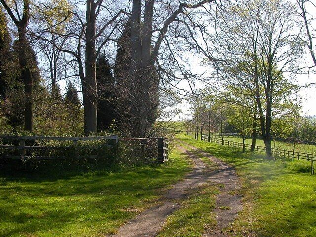 Eydon Track which leads into Eydon Park.