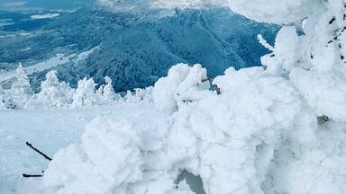 A nice day in the mountain. This one is taken from almost the peak and is view to another one mountain, called Paramun mountain.