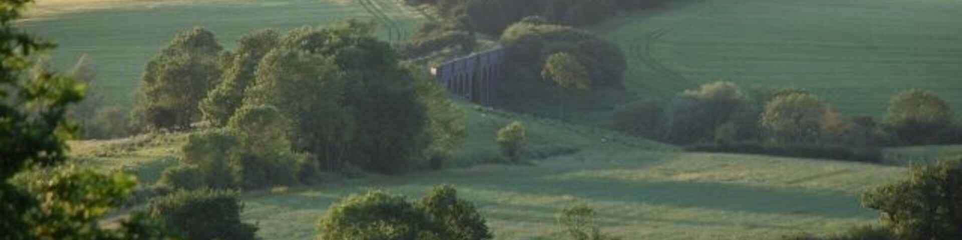 Catesby Viaduct Catesby viaduct, constructed late C19, crossing the Leam valley.