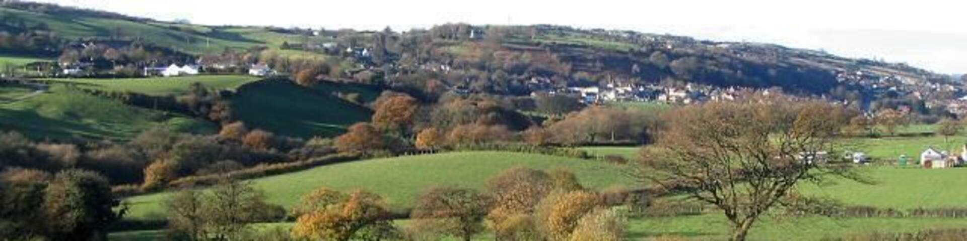 View towards Holywell (Treffynnon)