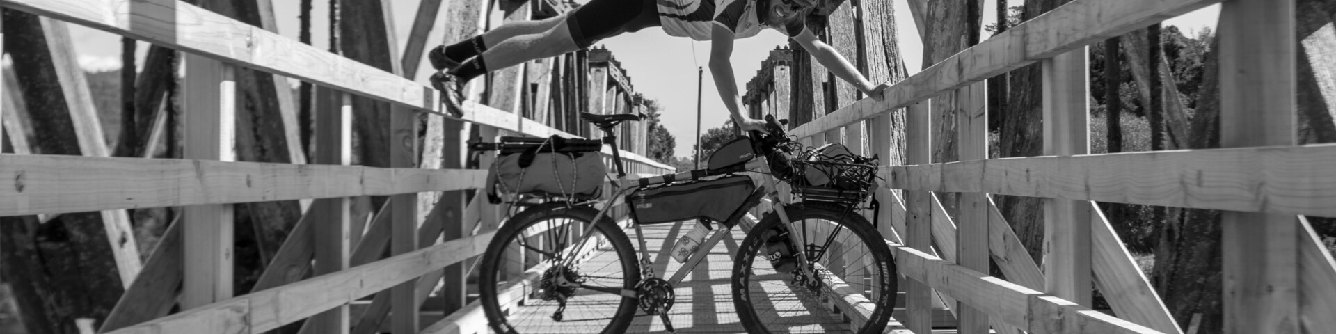 The West Coast Wilderness Trail is a wild time. From Greymouth to Ross, it takes you on rip roaring gravel paths through the mountains to rail trail lines where you can really wind it up. This bridge came just before the end and we were both feeling giddy from all the fun.
#adventure #bikepacking #westcoast #southisland #westcoastwildernesstrail #surly