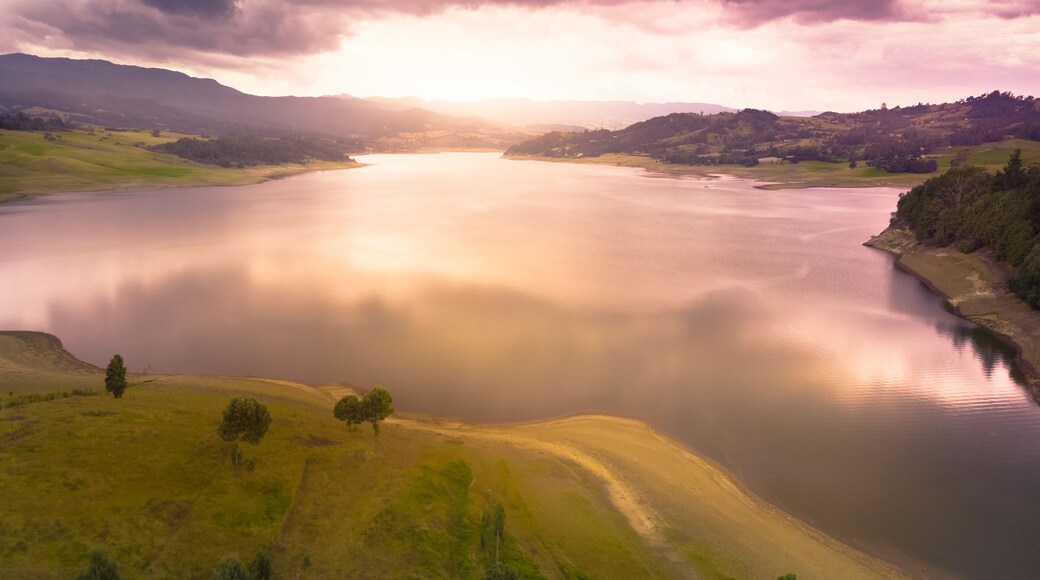 Dawn at Sisga Dam, Choconta Cundinamarca Colombia