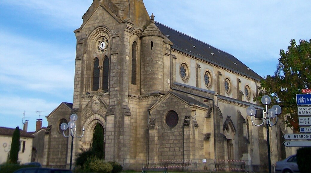 Saint Martin church of Captieux (Gironde, France)