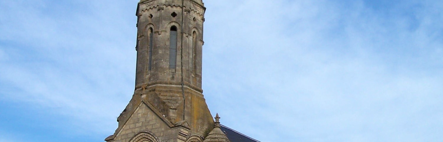 Saint Martin church of Captieux (Gironde, France)