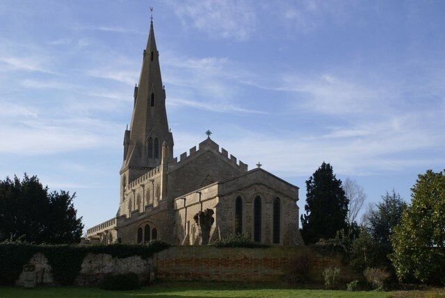 Alconbury St Peter & St Paul Shot taken from the front grounds of Manor Farm