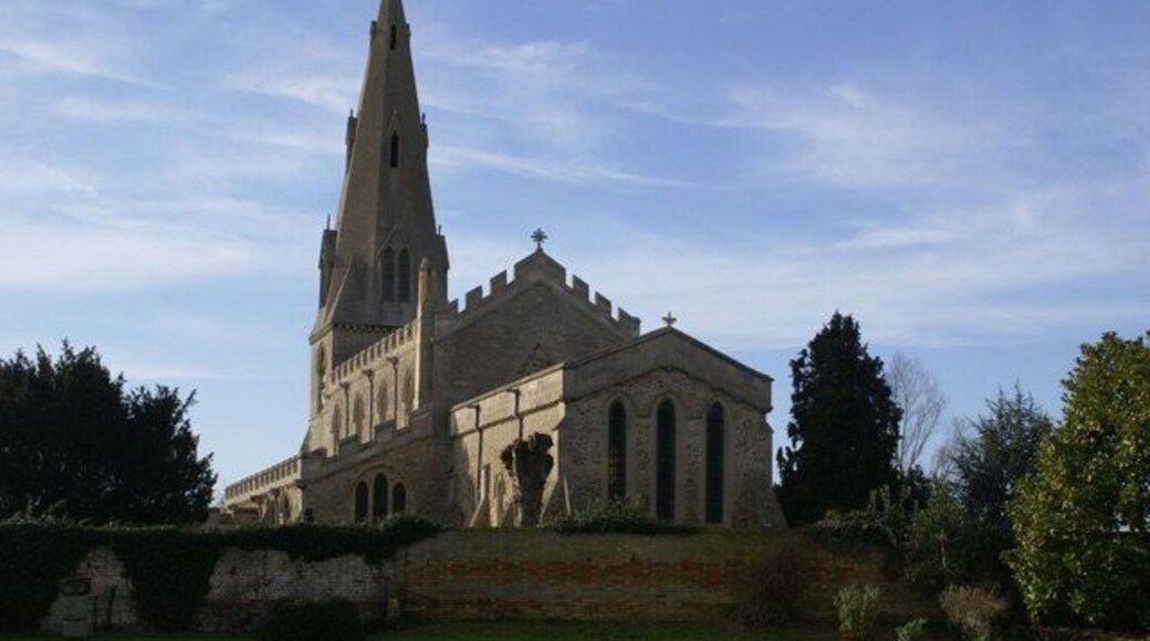 Alconbury St Peter & St Paul Shot taken from the front grounds of Manor Farm