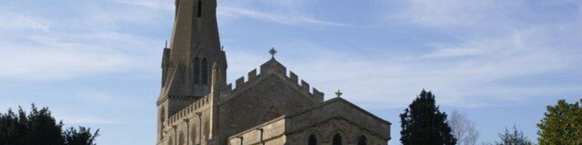 Alconbury St Peter & St Paul Shot taken from the front grounds of Manor Farm