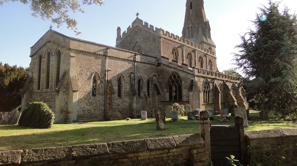 SS Peter and Paul parish church, Alconbury, Cambridgeshire (formerly Huntingdonshire), seen from the northeast
