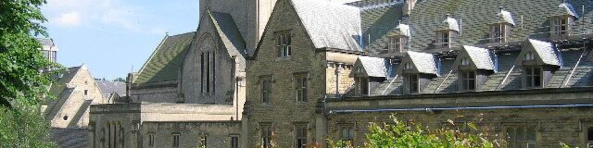 Ampleforth Abbey. It would appear that most if not all of this square belongs to the Abbey.