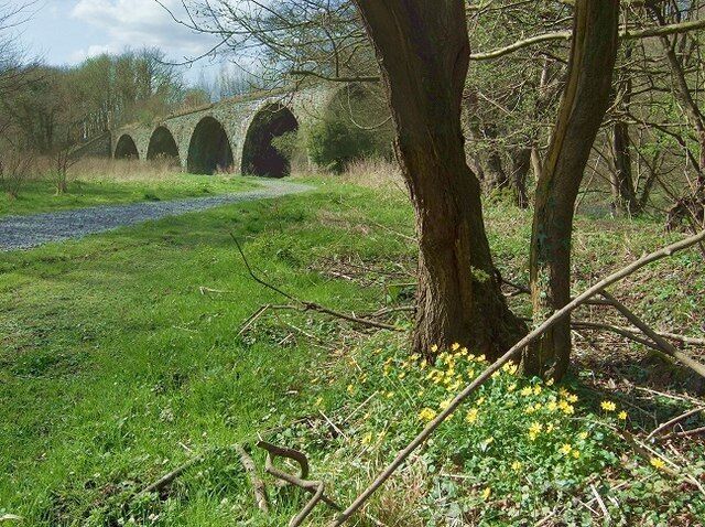 Machen Viaduct, Machen Forge Trail Machen Forge Trail is a rural walk through villages and countryside, covering the old industrial area of Machen and Waterloo.