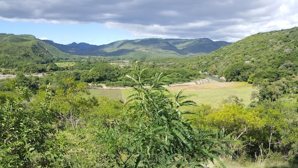 Somoto canyon panorama in Nicaragua