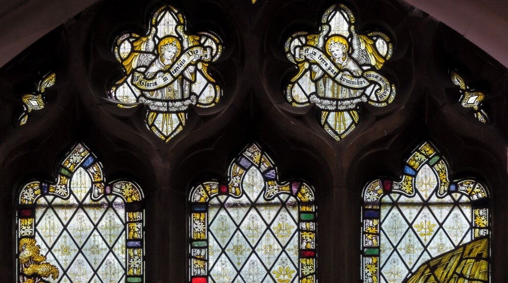 Adoration of The Magi by Kempe and Co. 1910. In memory of William Brooks(d. 1879) and Charlotte Brooks (d. 1871).