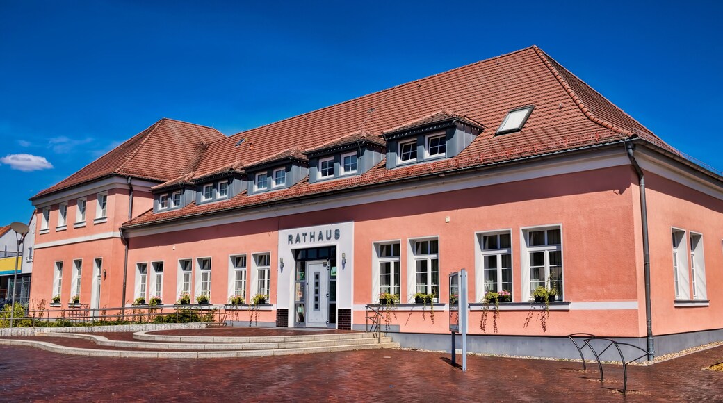 premnitz, deutschland - rotes rathaus