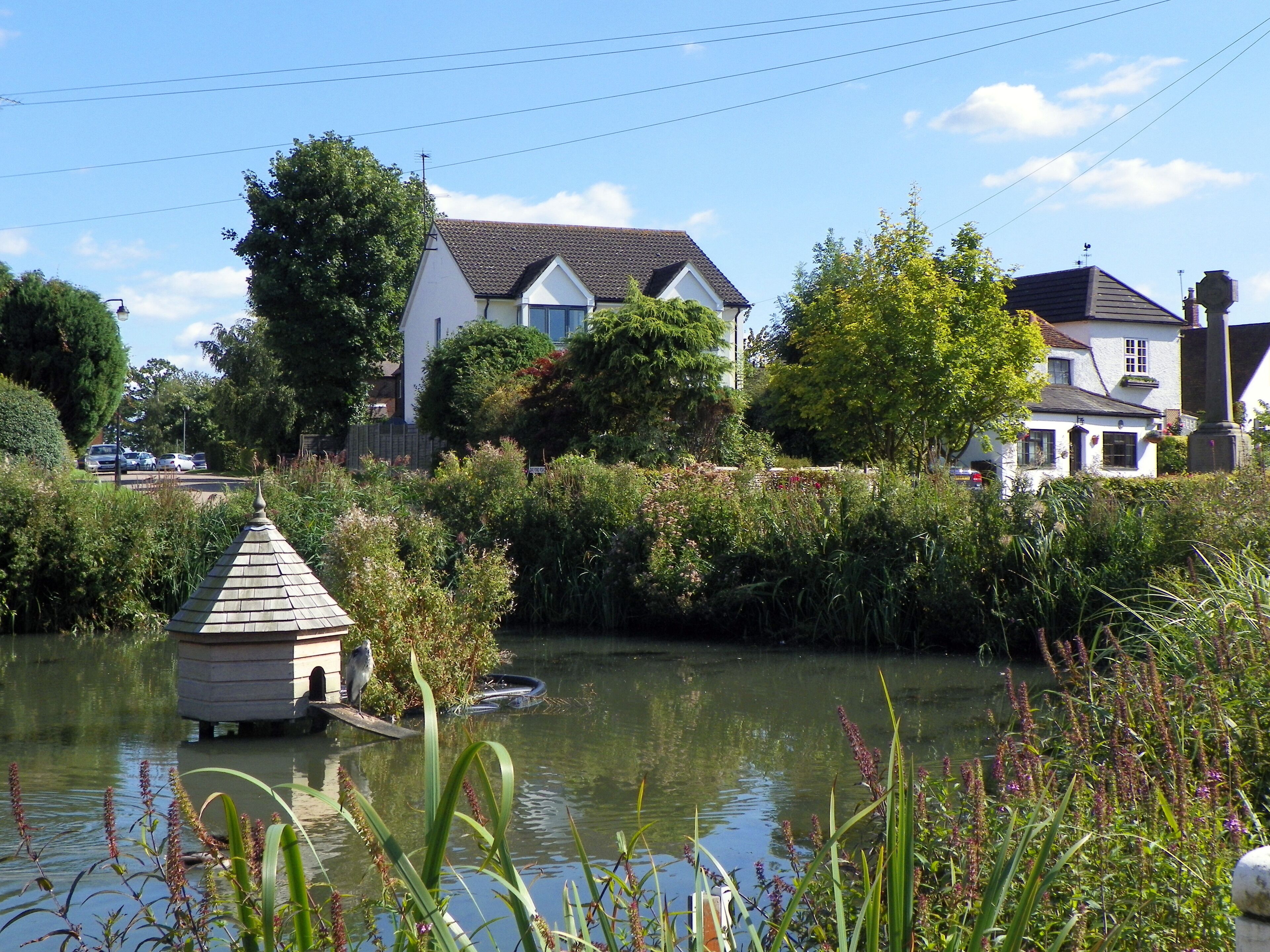 Cage Pond, Shenley, Hertfordshire, England.
