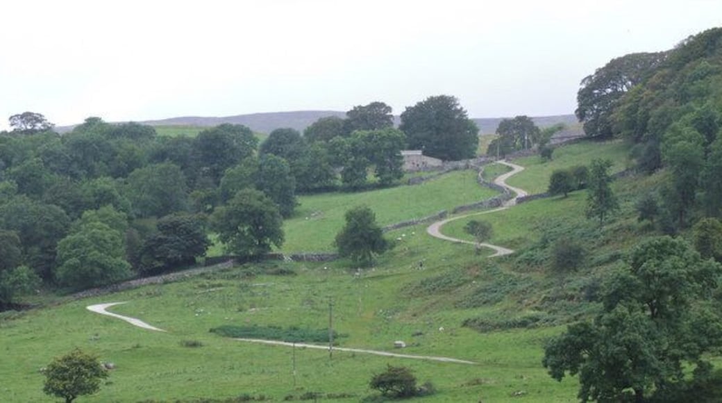 Scar House View of Scar House near Hubberholme seen from the opposite side of the River Wharfe.