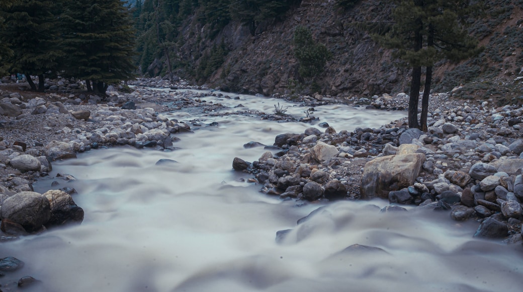 Kunhar, is a 166 km (103 mi) long River, located primarily in the Khyber Pakhtunkhwa, Pakistan. It flows through the entire Kaghan Valley, Naran, Kaghan, Balakot, and joins the Jhelum River.