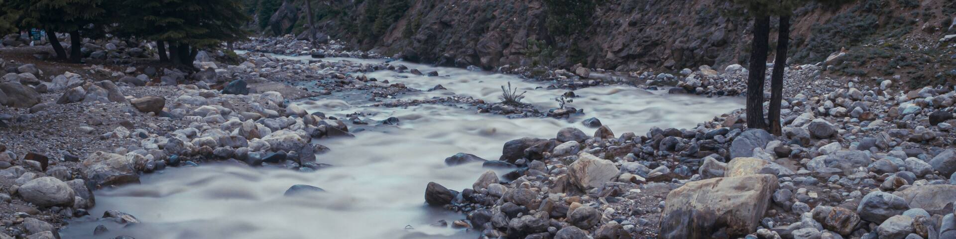 Kunhar, is a 166 km (103 mi) long River, located primarily in the Khyber Pakhtunkhwa, Pakistan. It flows through the entire Kaghan Valley, Naran, Kaghan, Balakot, and joins the Jhelum River.