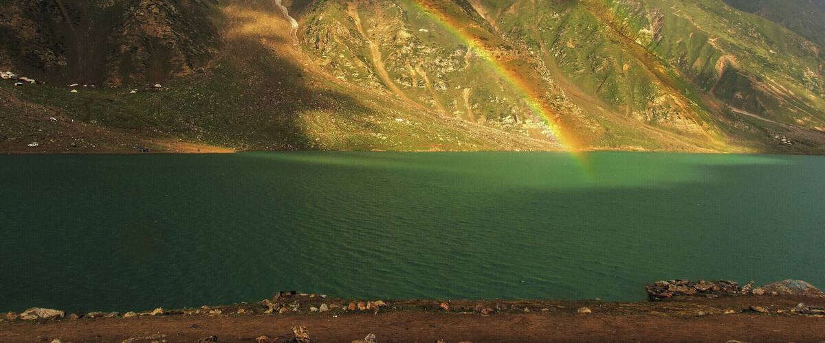 If you ask me what is my most visit place ever, that's Lake Saif ul malook. I have seen it when its frozen, i have seen it when its Aqua Blue, i have seen it in Early Spring and late Autumn. I have seen it in Fog, Rain, Snow , and saw it with Rainbows over it aswell. The beautiful lake is the most visited place in Pakistan.