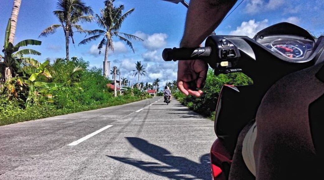Road trip with my friends with this photo is awesome. #Blue #Guiuan #RoadTrip #TravelBuddies
