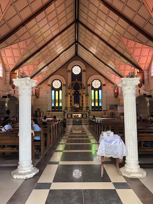 They say you can pray for a miracle in this church
