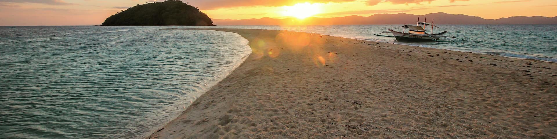 Bonbon Beach in Romblon Island is gaining recognition thanks to social media. With its picturesque sandbar and clear waters, it's the perfect place to take a dip or watch the sunset.