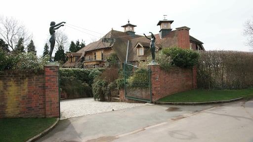 Modern mansion This large modern house makes a statement in the traditional village of Dorsington.